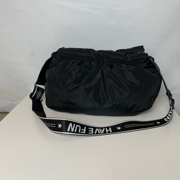 Zara Handbags - Zara Black Bucket Bag puffi soft